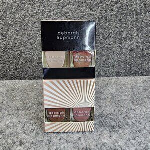 4 Deborah Lippmann Nail Polish 0.27 fl.oz. Mini Pink Glitter Modern Love‎